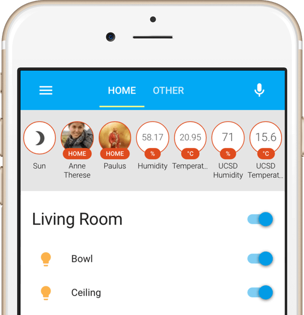 Visual bacanudo do Home Assistant