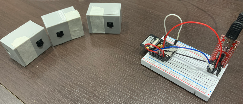 ESP32Cam connect with an FTDI Module and other cameras with a custom 3d printed case.